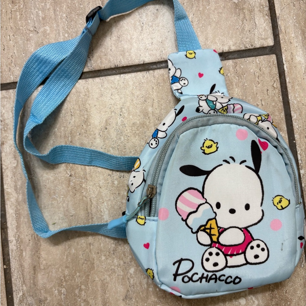 Kids Sling Bag - Light Blue